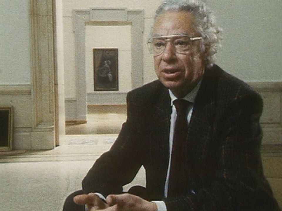Le conservateur du Musée d'art et d'histoire de Genève Charles Goerg en 1989. [RTS]