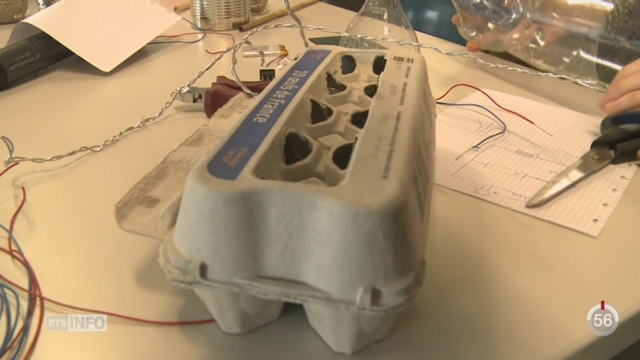 Une start-up née en marge de l’EPFL a mis au point des kits de fabrication de LED à l’aide de matériaux de récupération [RTS]