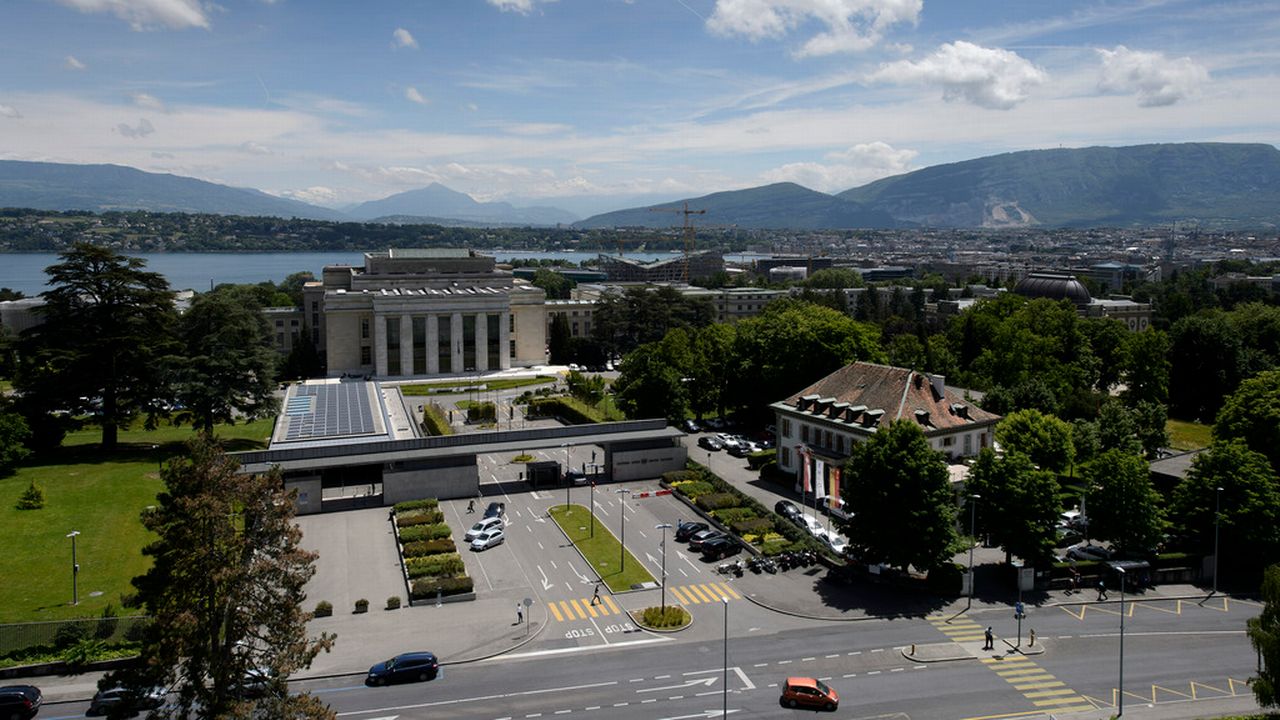 Le Palais des Nations, siège de l'ONU à Genève. [Martial Trezzini - Keystone]