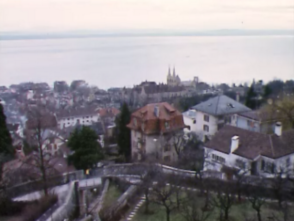 Ville de Neuchâtel en 1974 [RTS]