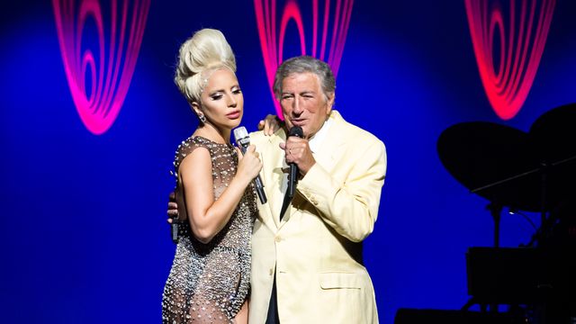 La rencontre entre Lady Gaga et Tony Bennett à Montreux. [2015 FFJM – Marc Ducrest]