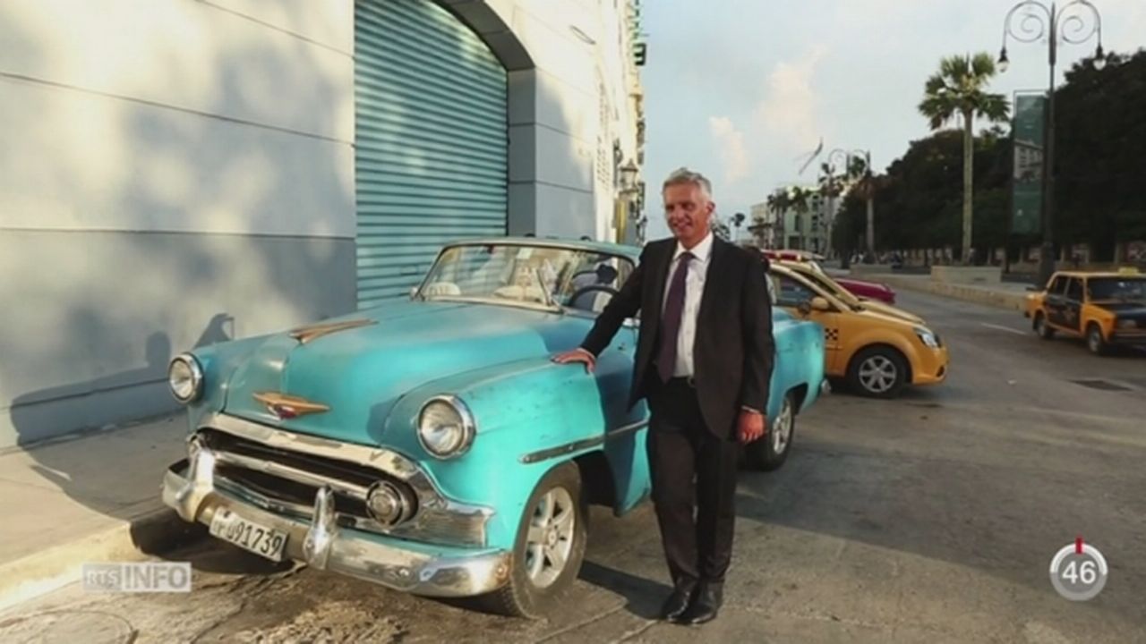 Cuba: Dider Burkhalter est invité pour la réouverture de l'ambassade américaine [RTS]
