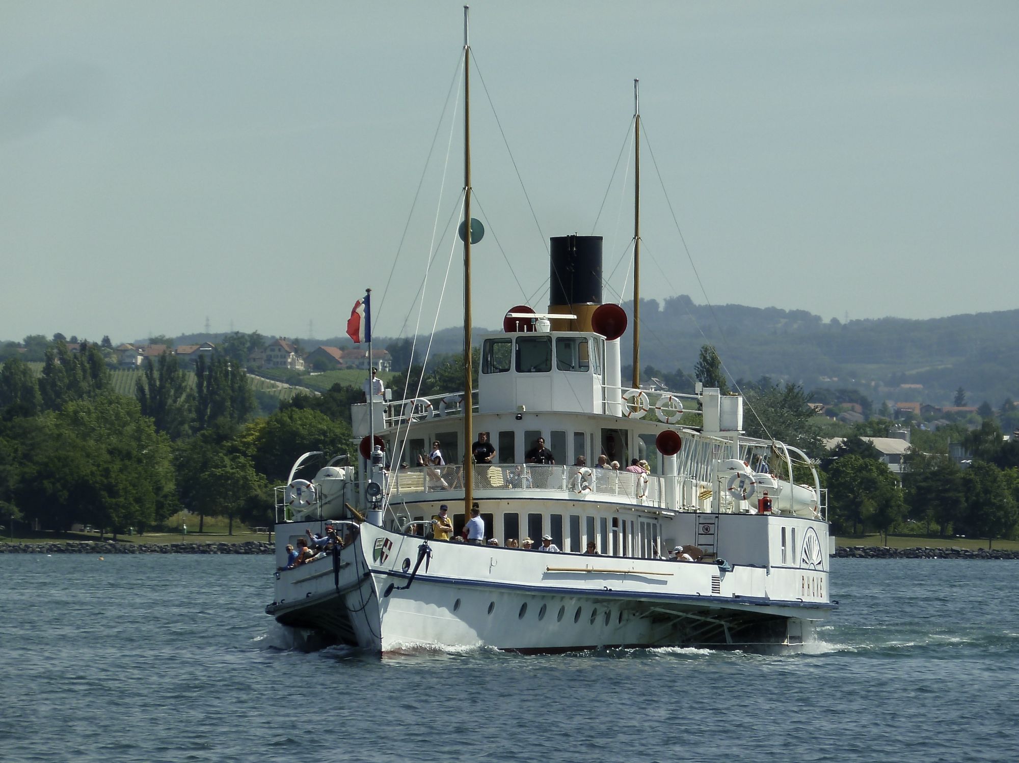 Le Rhône, un des bateaux Belle Époque de la CGN.