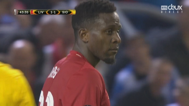 Liverpool - Sion (1-1). 44e minute: Pa Modou sauve in extremis devant Orighi [RTS]