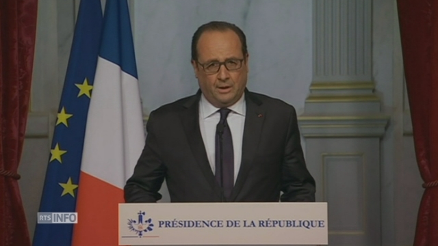 François Hollande annonce la fermeture des frontières [RTS]
