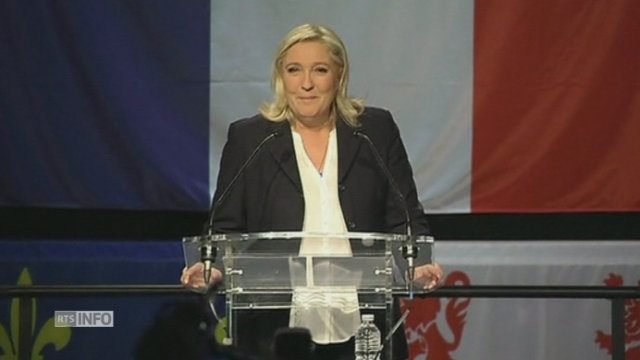 Marine Le Pen: "Le mouvement national est désormais le premier parti de France" [RTS]