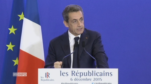Nicolas Sarkozy: "je proposerai de refuser toute fusion et tout retrait de liste" [RTS]