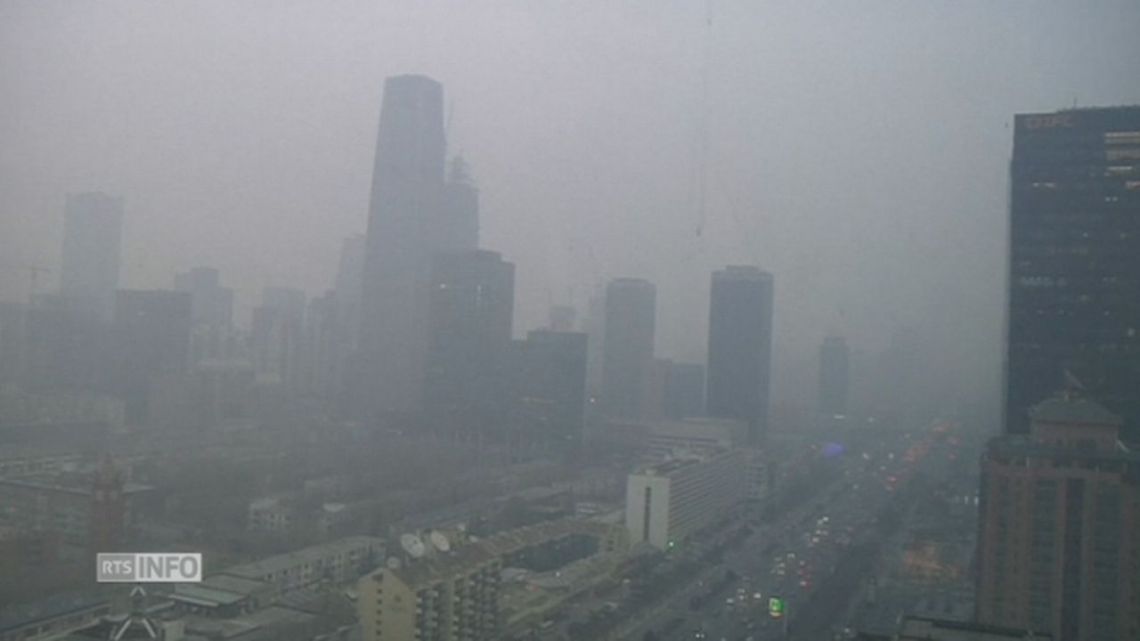Pékin en alerte rouge à cause de la pollution de l'air [RTS]