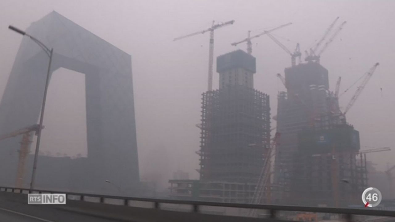Climat: Pékin a subi sa première alerte rouge à la pollution [RTS]