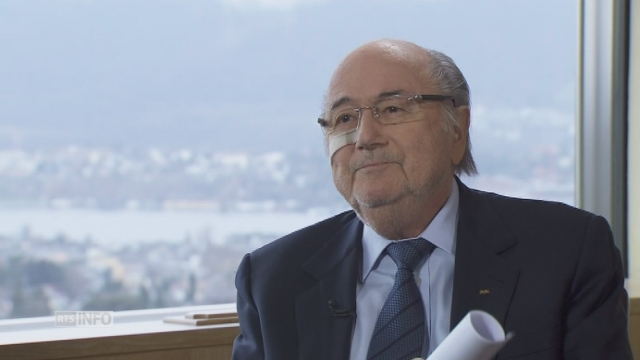 Sepp Blatter: "J'utiliserai tous les recours" [RTS]