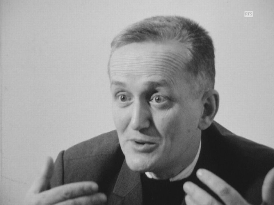 Frère Roger Schutz en 1966. [RTS]