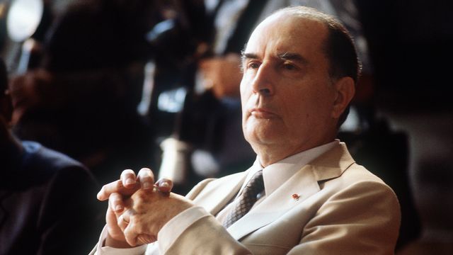 François Mitterrand a présidé la France durant deux septennats, de 1981 à 1995. [AFP]