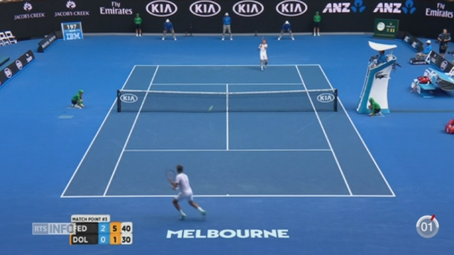 Tennis - Open d’Australie: Federer et Bencic se sont imposés facilement à Melbourne [RTS]