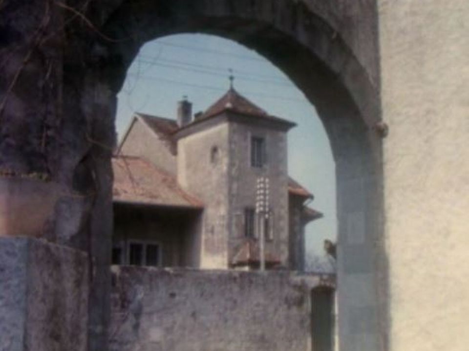 Le village genevois de Cartigny en 1971. [RTS]