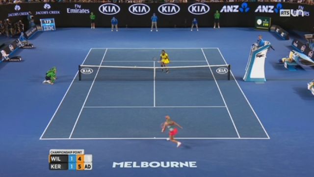 Tennis- Open d'Australie: l'Allemande Angelique Kerber crée la sensation contre Serena Williams [RTS]