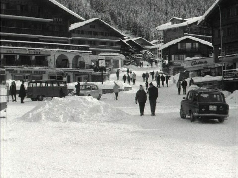 La station de Verbier en 1965. [RTS]