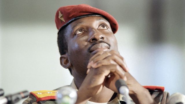 Thomas Sankara a été président du Burkina Faso de1983 à 1987. [Dominique Faget - AFP]