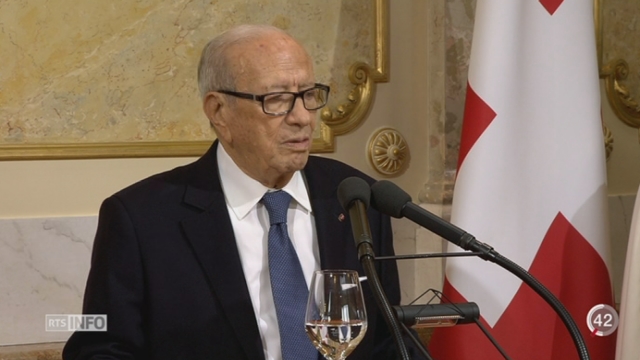Le président tunisien Béji Caïd Essebsi intègre par erreur la Suisse dans l’UE [RTS]