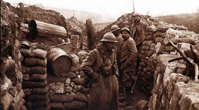 Première guerre mondiale (1914-1918): le point le plus avancé du front dans les tranchées à Verdun. [Costa/AFP - AFP]