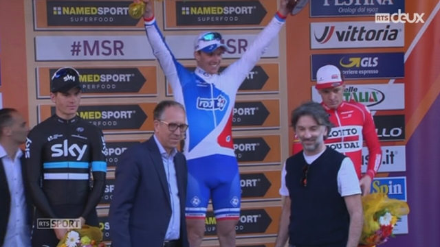 Cyclisme - Milan - Sanremo: Arnaud Démare remporte la course avec brio [RTS]