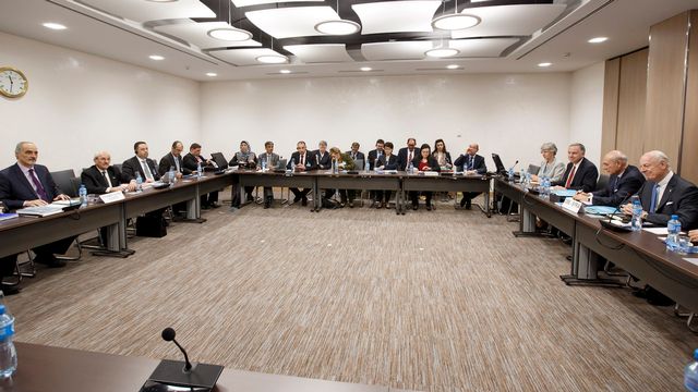 Les négociations sur la Syrie ont repris à Genève le 14 mars 2016. [Salvatore Di Nolfi - Keystone]