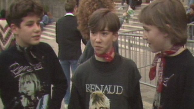 Fans de Renaud en 1989. [RTS]