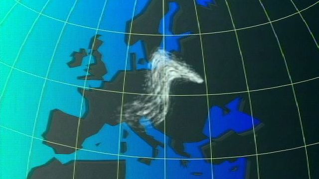 Le parcours européen du nuage radioactif de Tchernobyl. [RTS]