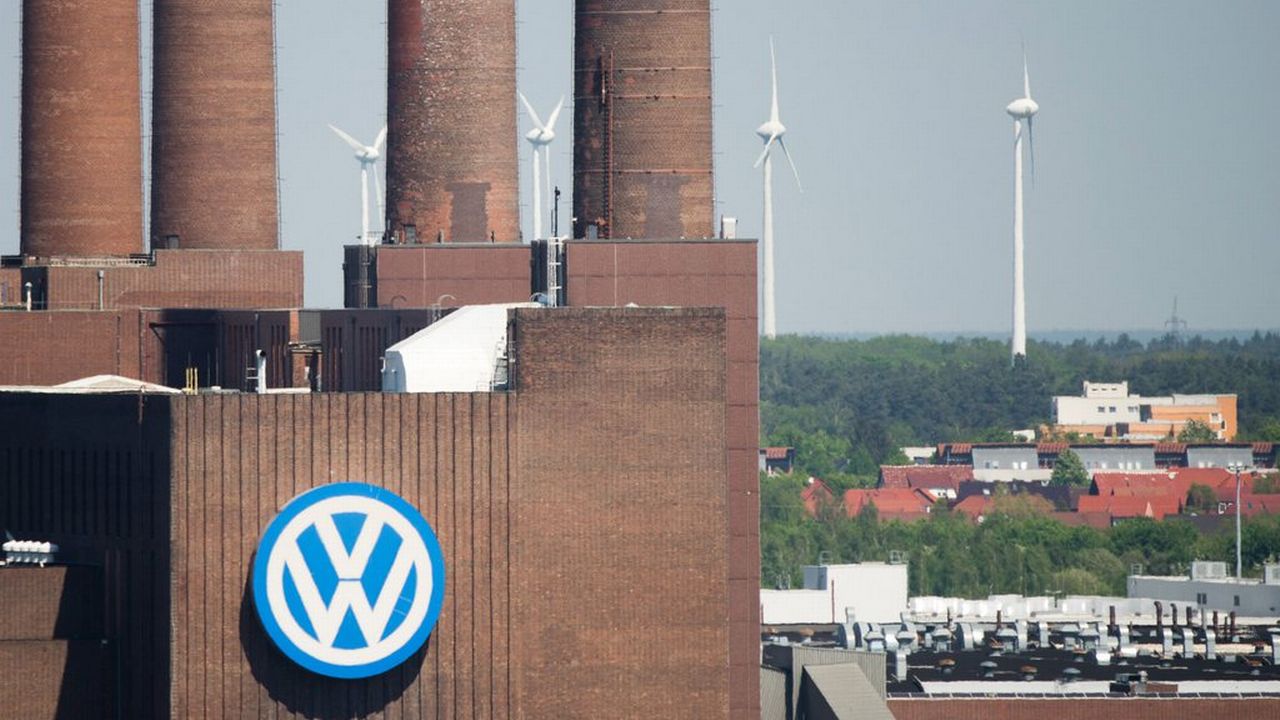 Le siège du constructeur Volkswagen à Wolfsburg en Allemagne. [Julian Stratenschulte - EPA/Keystone]