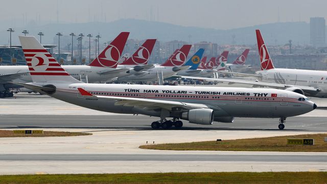 Turkish Airlines est touchée de plein fouet par la désertion des touristes. [Murad Sezer - Reuters]