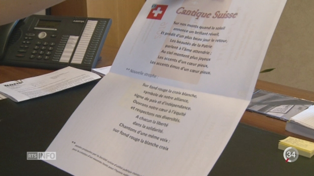 Un hymne suisse non-officiel divise les élus [RTS]