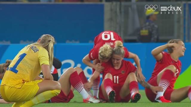 Football, finale dames: SWE-GER (1-2): l'Allemagne s'impose face à la Suède et remporte l'or olympique [RTS]