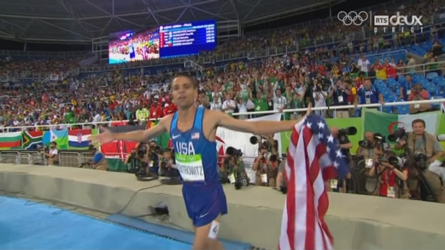 Athlétisme messieurs: finale 1500m: Matthew Centrowitz (USA) remporte l'or olympique [RTS]