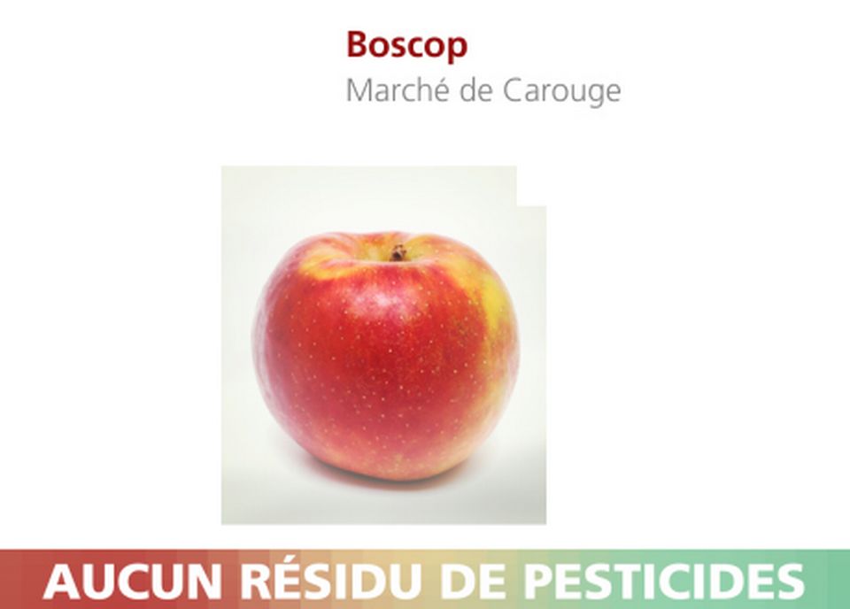 Pommes Boscop du Marché de Carouge. [RTS]
