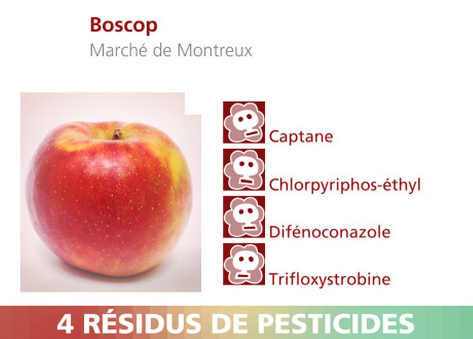 Pommes Boscop du Marché de Montreux. [RTS]