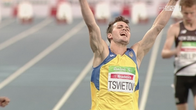 Athlétisme, 100m messieurs : médaille d’or pour l’Ukrainien Ihor Tsvietov [RTS]