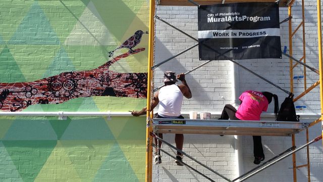 "Mural Arts Program" à Philadelphie. [Patrick Chaboudez - RTS]