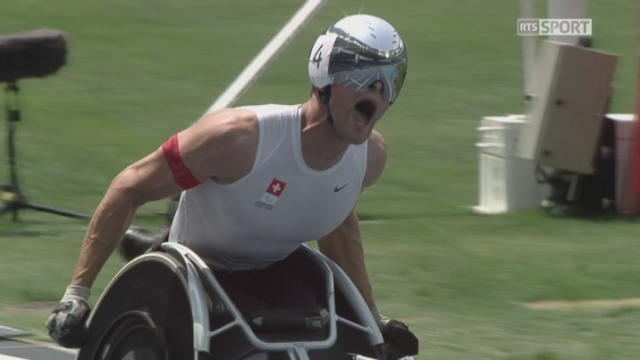 Athlétisme, 800m T54 messieurs: Marcel Hug remporte l’or pour la Suisse! [RTS]
