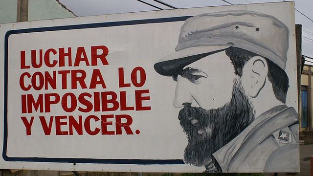 Un slogan pour Cuba. [WikiCommons]