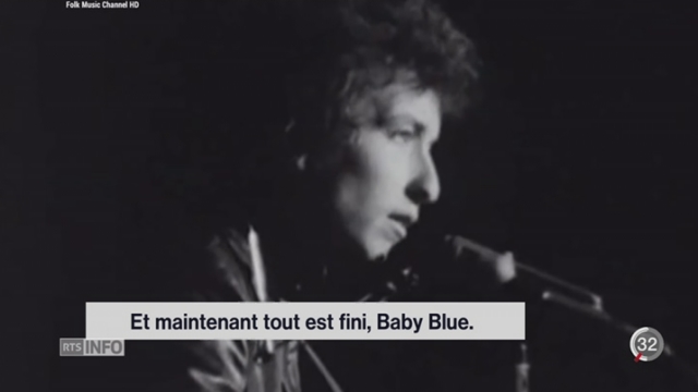 Le Prix Nobel de Littérature a été décerné à Bob Dylan [RTS]
