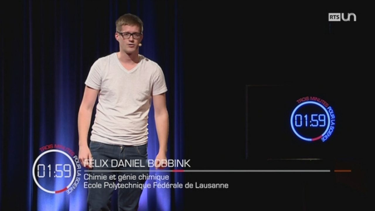 3 minutes pour la science : Félix Daniel BOBBINK [RTS]