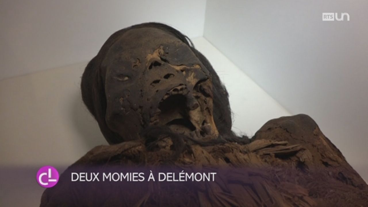 JU: le musée d'art et d'histoire de Delémont a mené l’enquête pour retrouver l’origine de deux momies [RTS]
