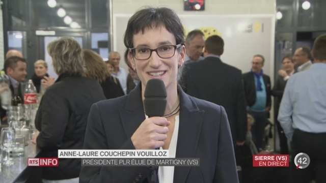 VS-Élections communales: entretien avec Anne-Laure Couchepin Vouilloz à Sierre [RTS]