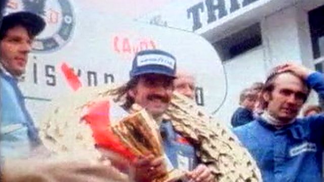 Clay Regazzoni vainqueur du Grand Prix d'Allemagne en 1974 [RTS]