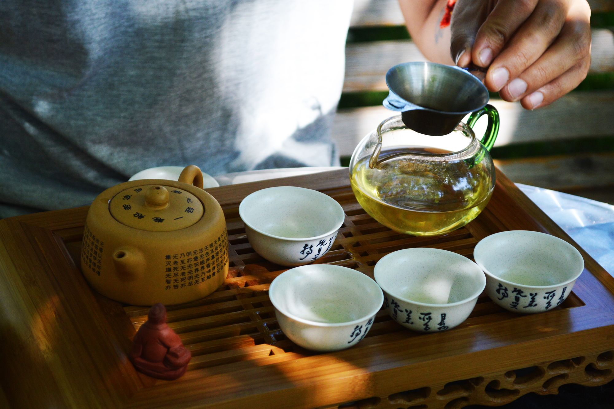 Cérémonie du thé chinois.