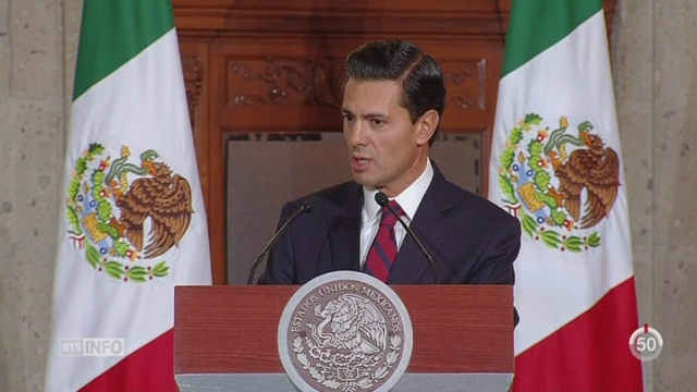 Le président mexicain affirme à nouveau son refus de payer un mur à la frontière avec les Etats-Unis [RTS]