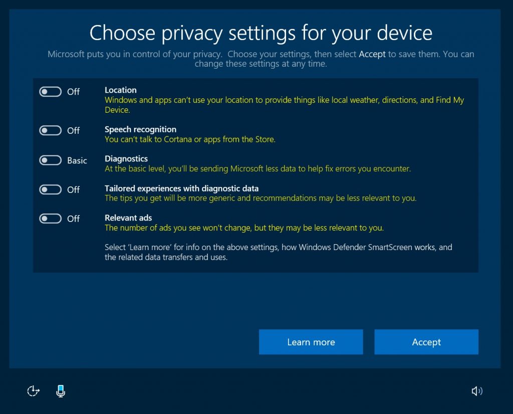 Windows 10 préservera d’avantage la sphère privée des utilisateurs.