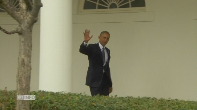Barack Obama quitte le bureau ovale [RTS]