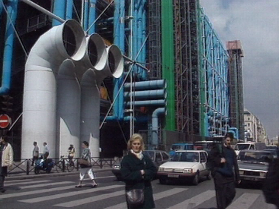 Le centre Pompidou à Paris en 1991. [RTS]