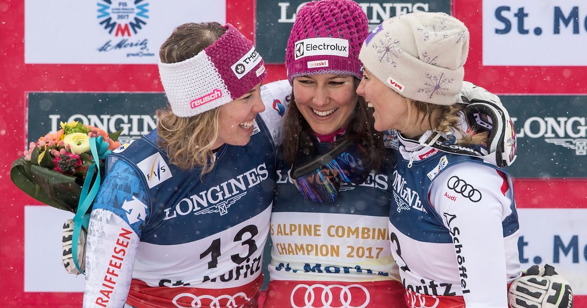Mondiaux de St-Moritz: Holdener décroche l'or du combiné et Gisin l'argent!