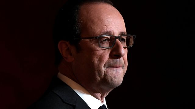 Le président français François Hollande ce 1er décembre à Paris. [Lionel Bonaventure - Reuters]